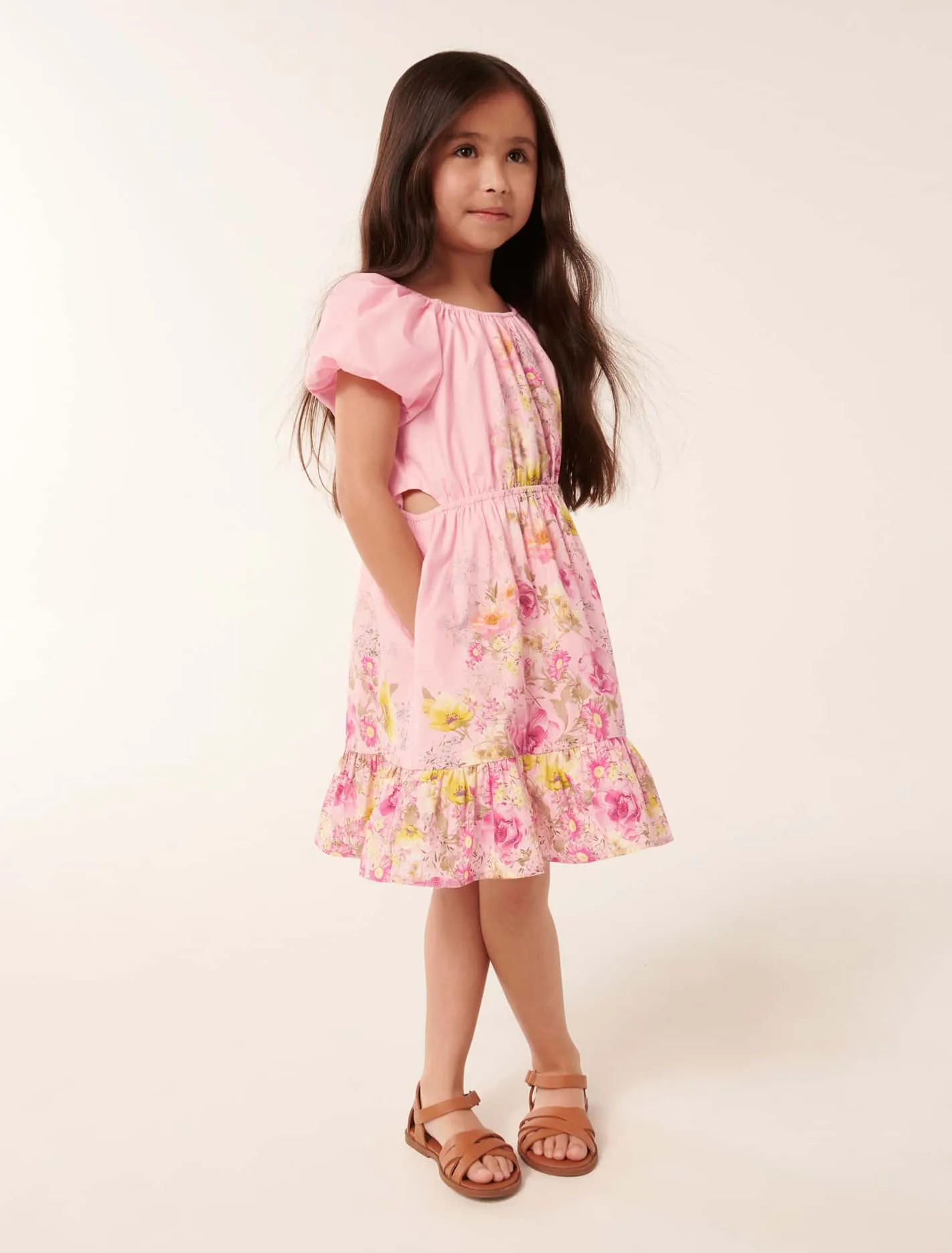 Belle Cut-Out Girls Dress