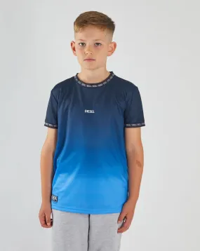 Boys Diesel Leroy Dip Dye T-Shirt - Navy/Blue