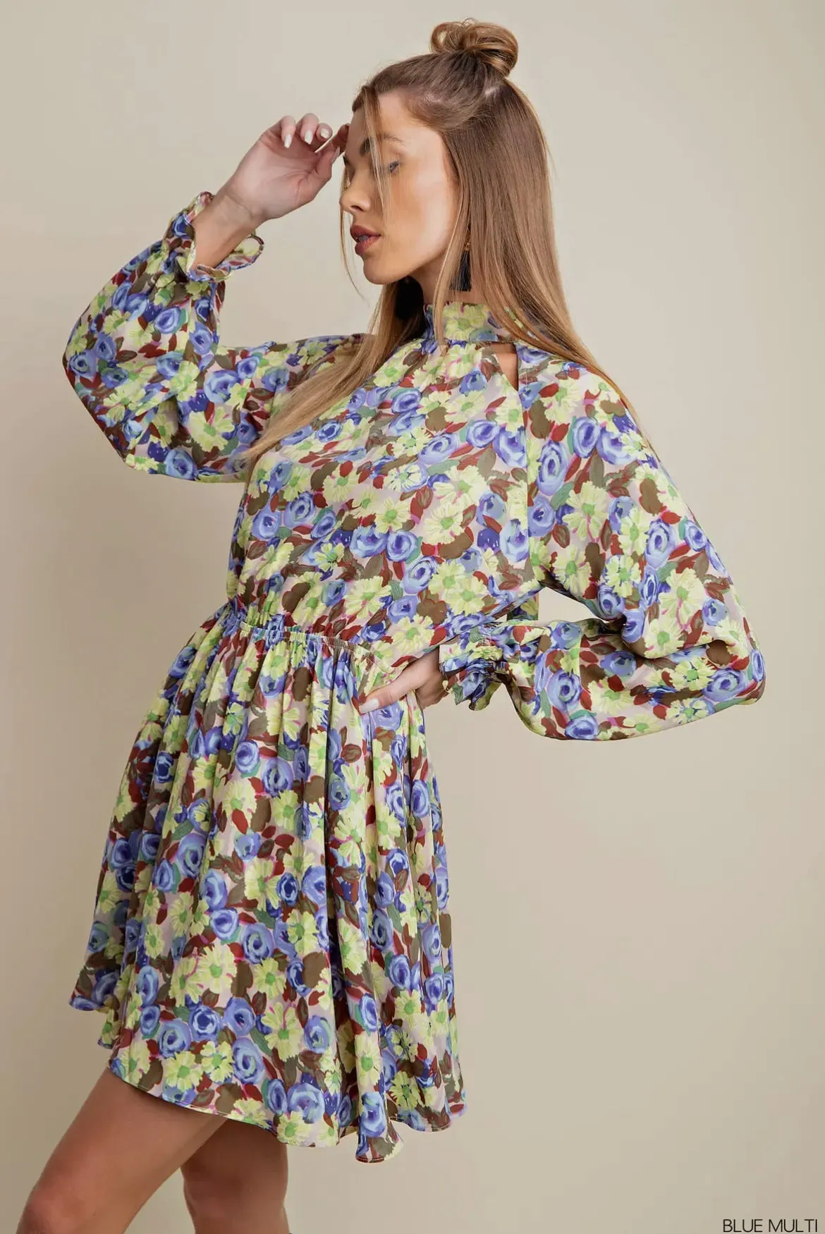 Kori Peekaboo Floral Dress