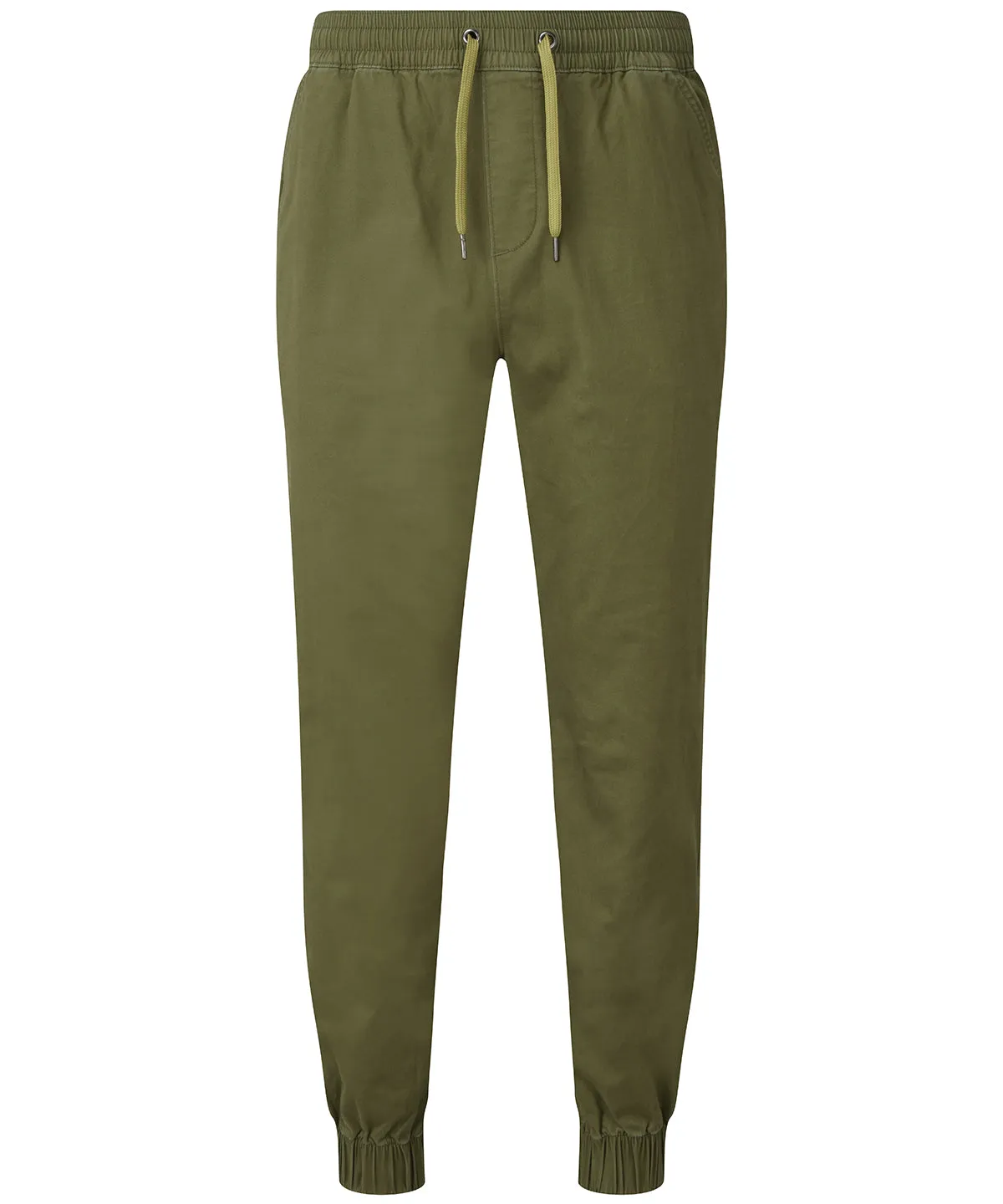 Mens twill jogger | Olive