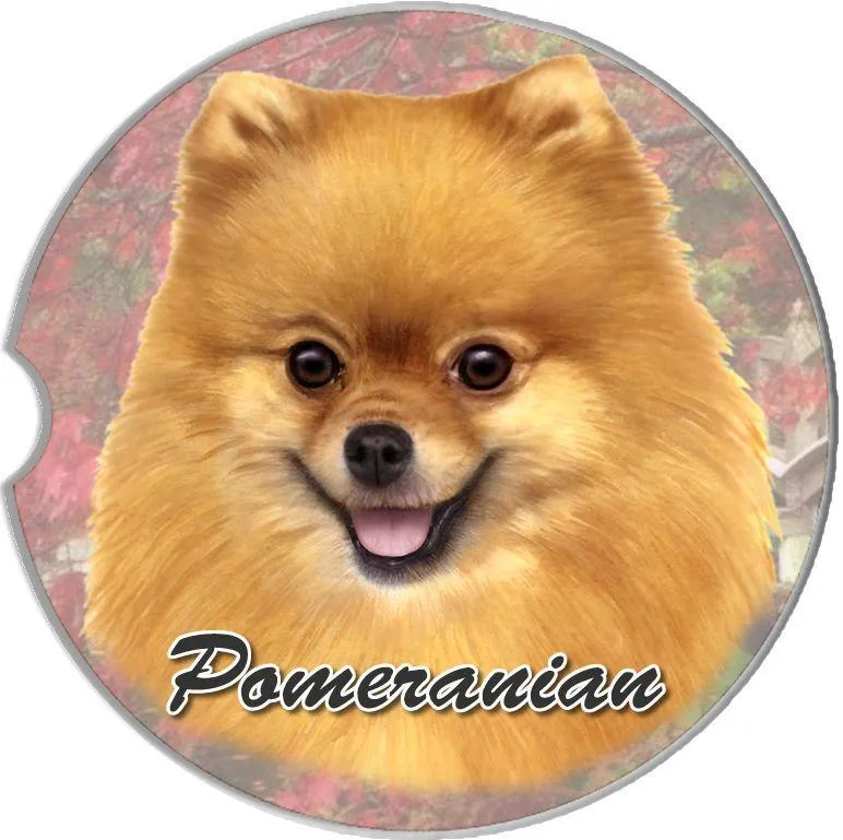 Pomeranian Car Coaster