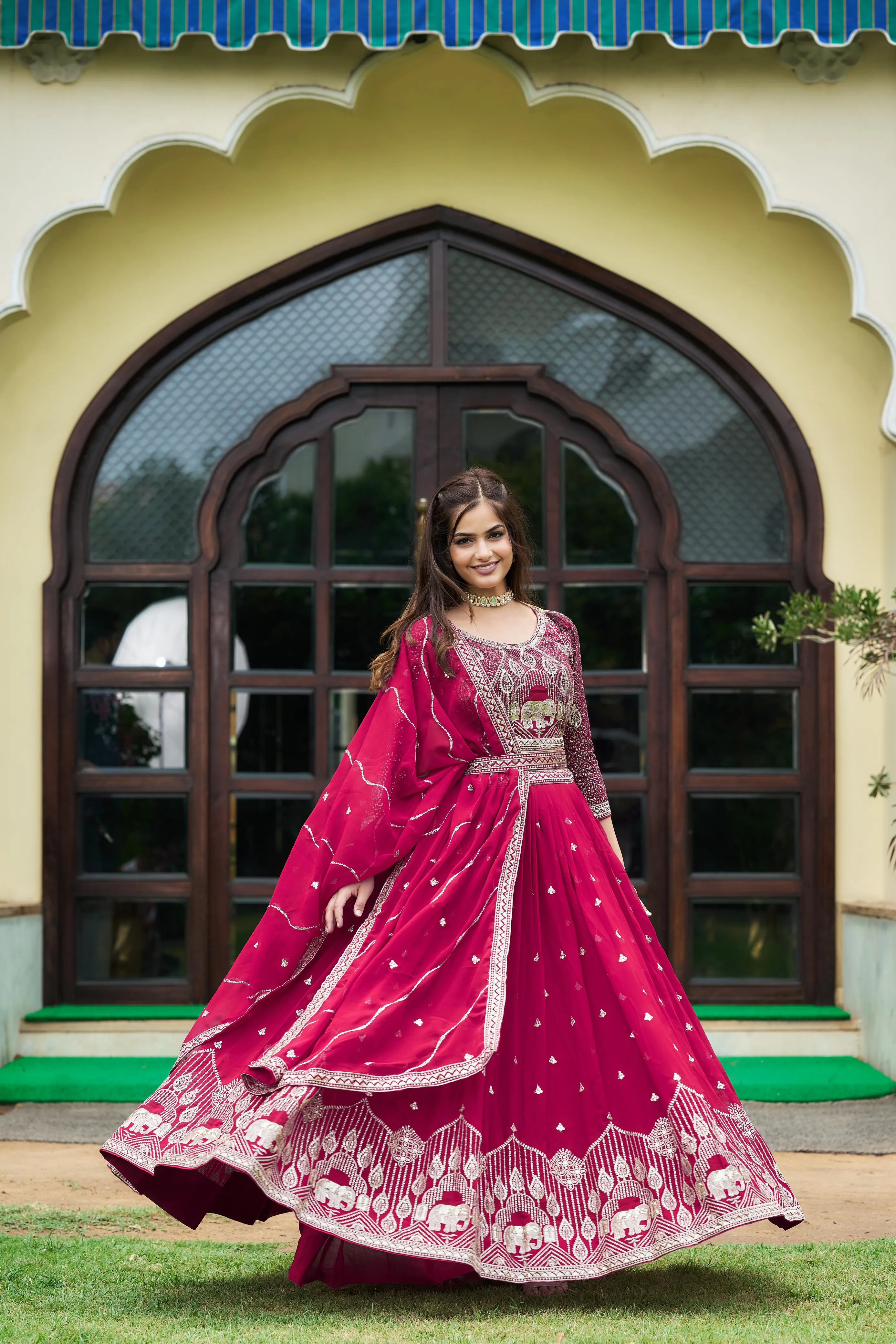 ROYAL STYLE WITH A DESIGNER LEHENGA CHOLI