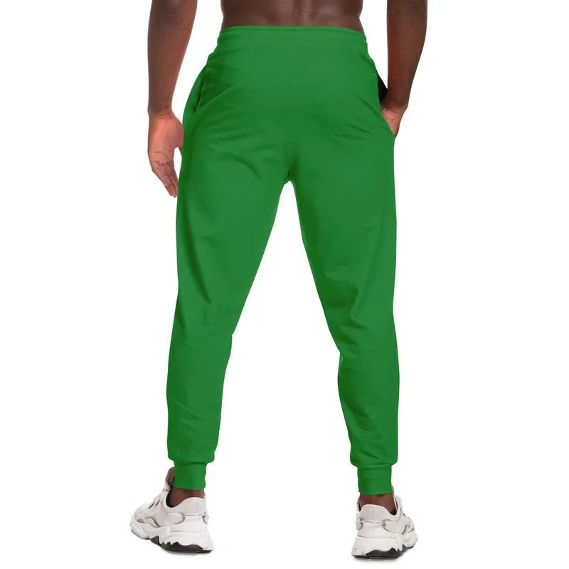 Shaded Green Joggers | Unisex | with PLUS sizes | C75M0Y100K30