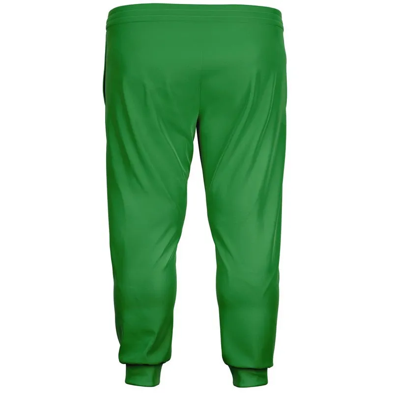 Shaded Green Joggers | Unisex | with PLUS sizes | C75M0Y100K30